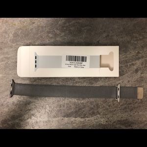 42mm Silver Apple Watch Band